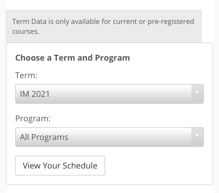 Check Your Interim 2021&nbsp;Schedule